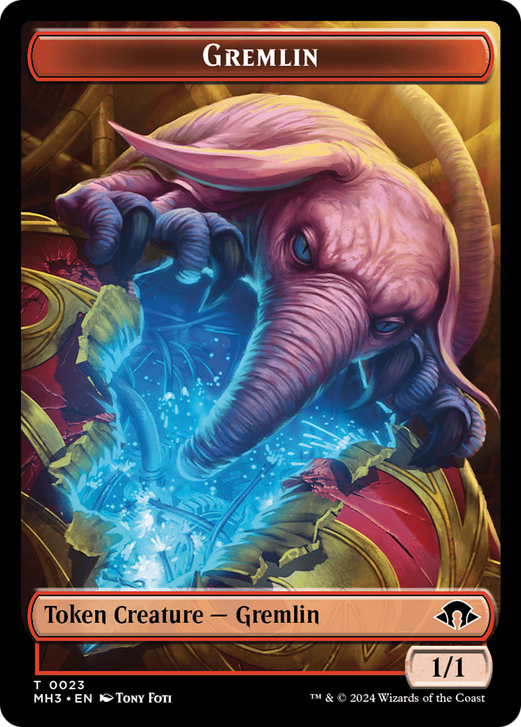 Gremlin // Energy Reserve Double-Sided Token [Modern Horizons 3 Tokens] | Good Games Morley
