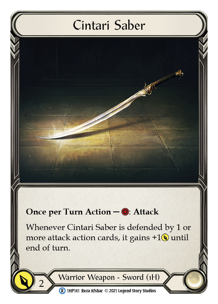 Cintari Saber (Left) [1HP141] (History Pack 1) | Good Games Morley