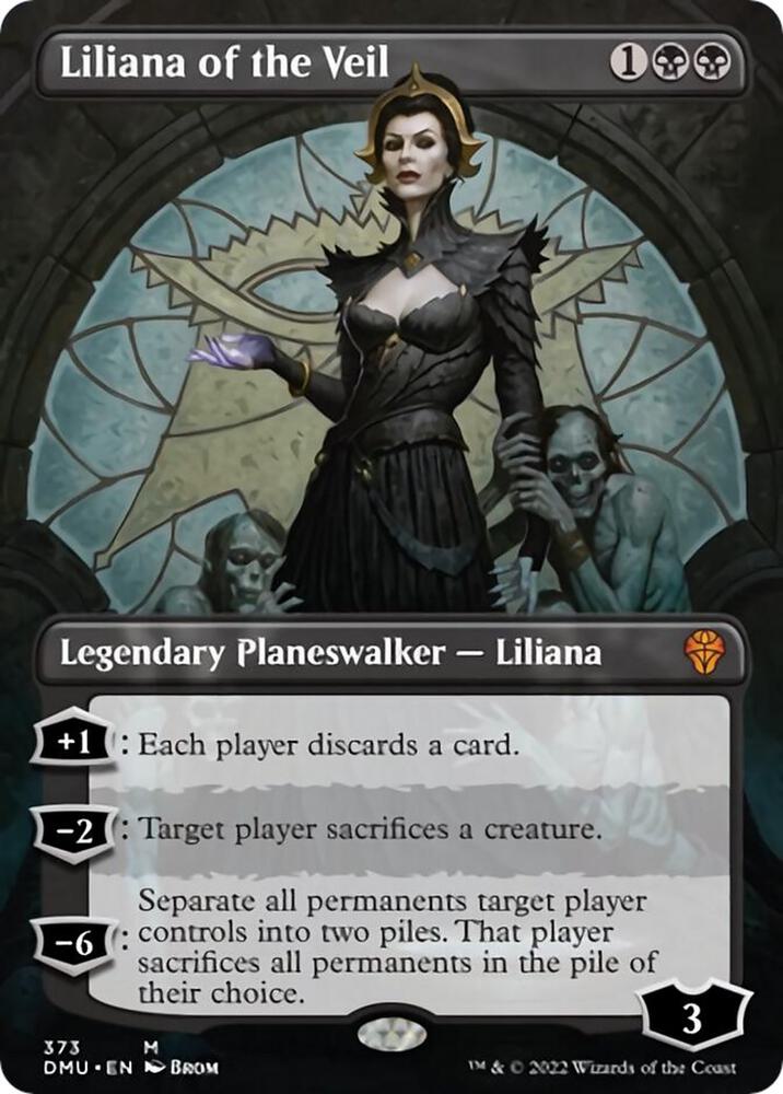 Liliana of the Veil Borderless 373/281 (Dominaria United)  - Foil | Good Games Morley