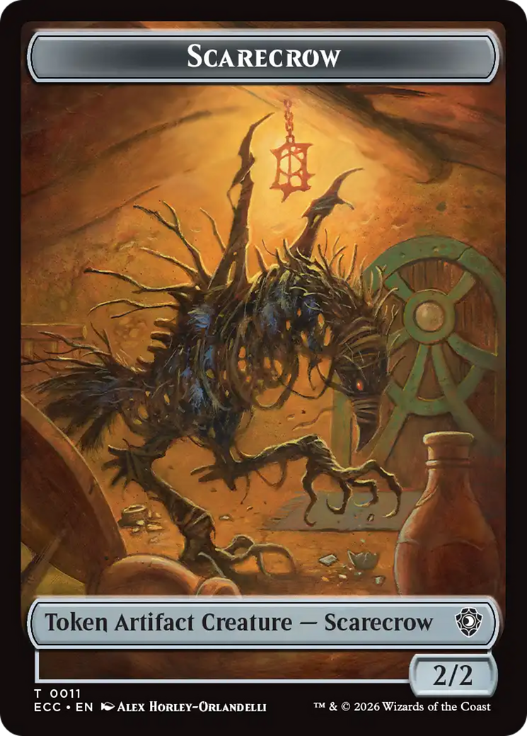 Copy // Scarecrow Double-Sided Token [Lorwyn Eclipsed Tokens] | Good Games Morley