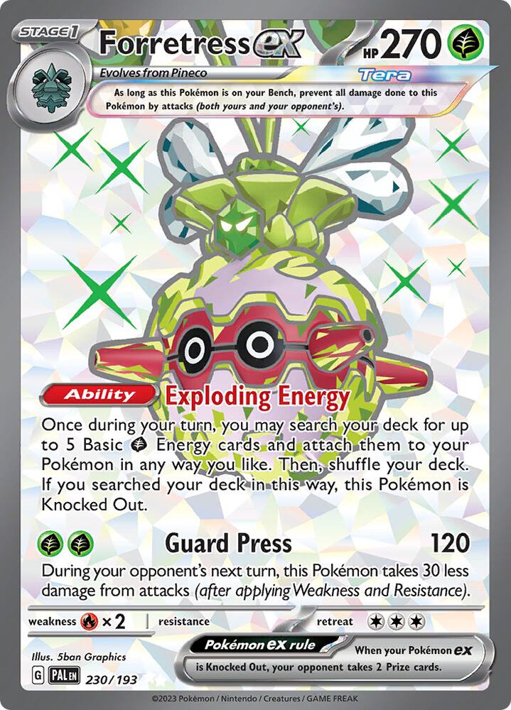 Forretress ex 230/193 (SV02: Paldea Evolved)  - Holofoil | Good Games Morley