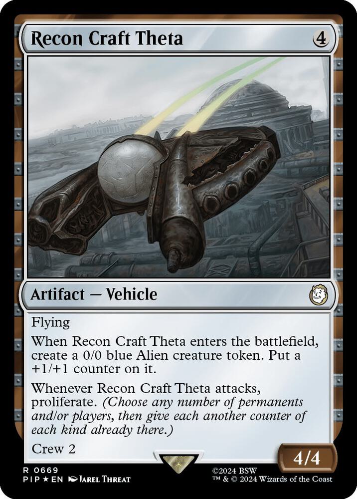 Recon Craft Theta 669/326 (Universes Beyond: Fallout)  - Surge Foil | Good Games Morley