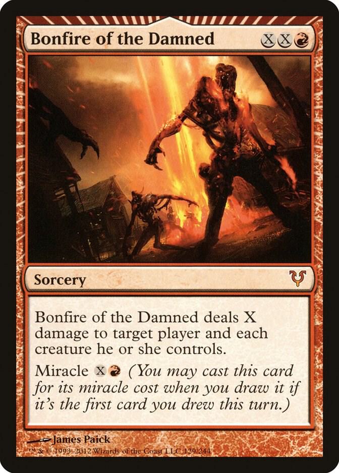Bonfire of the Damned 129/244 (Avacyn Restored)  | Good Games Morley