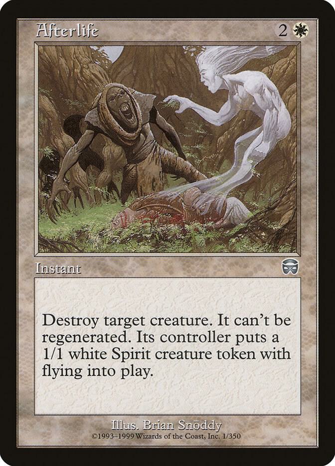 Afterlife 1/350 (Mercadian Masques)  - Foil | Good Games Morley