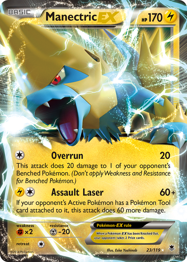 Manectric EX (23/119) [XY: Phantom Forces] | Good Games Morley