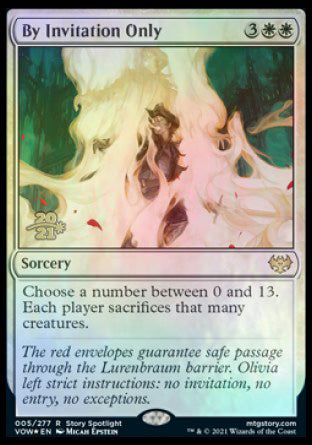 By Invitation Only [Innistrad: Crimson Vow Prerelease Promos] | Good Games Morley