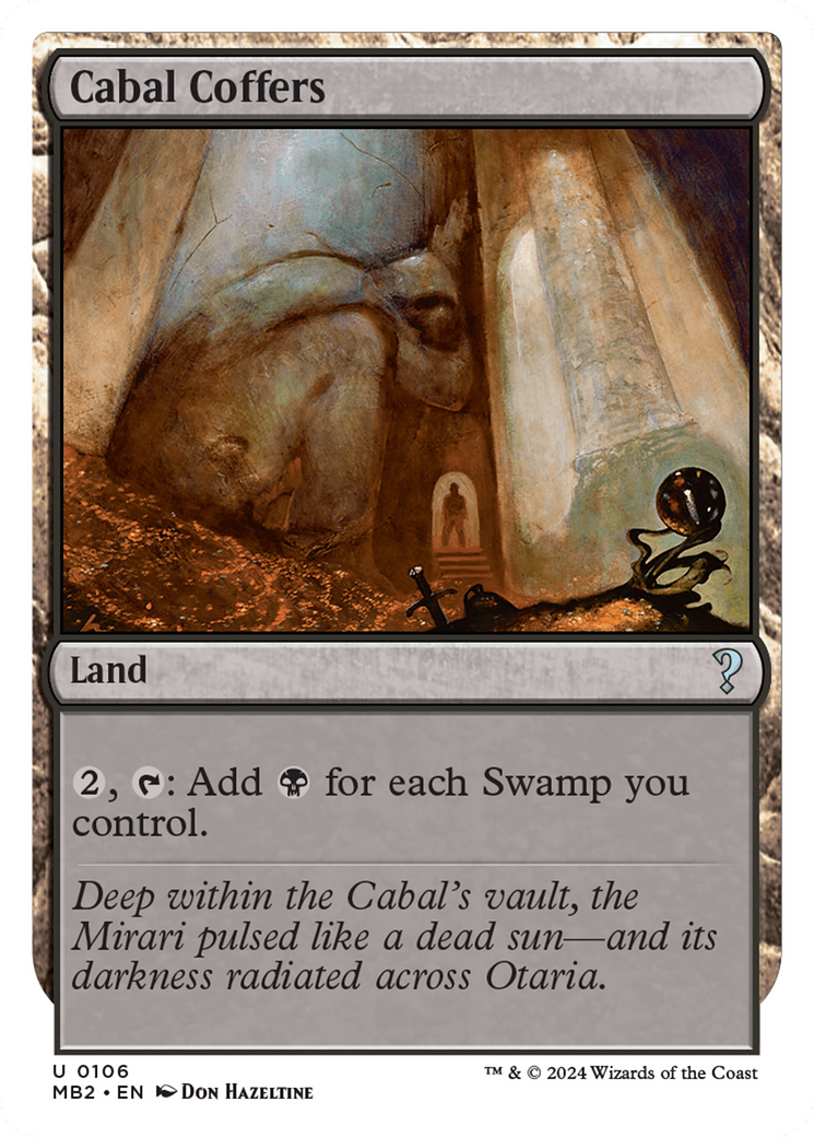 Cabal Coffers (White Border) [Mystery Booster 2] | Good Games Morley