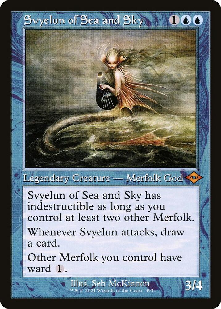 Svyelun of Sea and Sky Retro Frame 393 (Modern Horizons 2)  - Foil | Good Games Morley