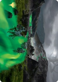 Path to the World Tree Art Card (Gold-Stamped Signature) [Kaldheim Art Series] | Good Games Morley