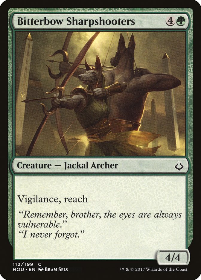 Bitterbow Sharpshooters 112/199 (Hour of Devastation)  - Foil | Good Games Morley