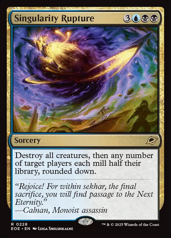 Singularity Rupture 228 (Edge of Eternities)  - Foil | Good Games Morley