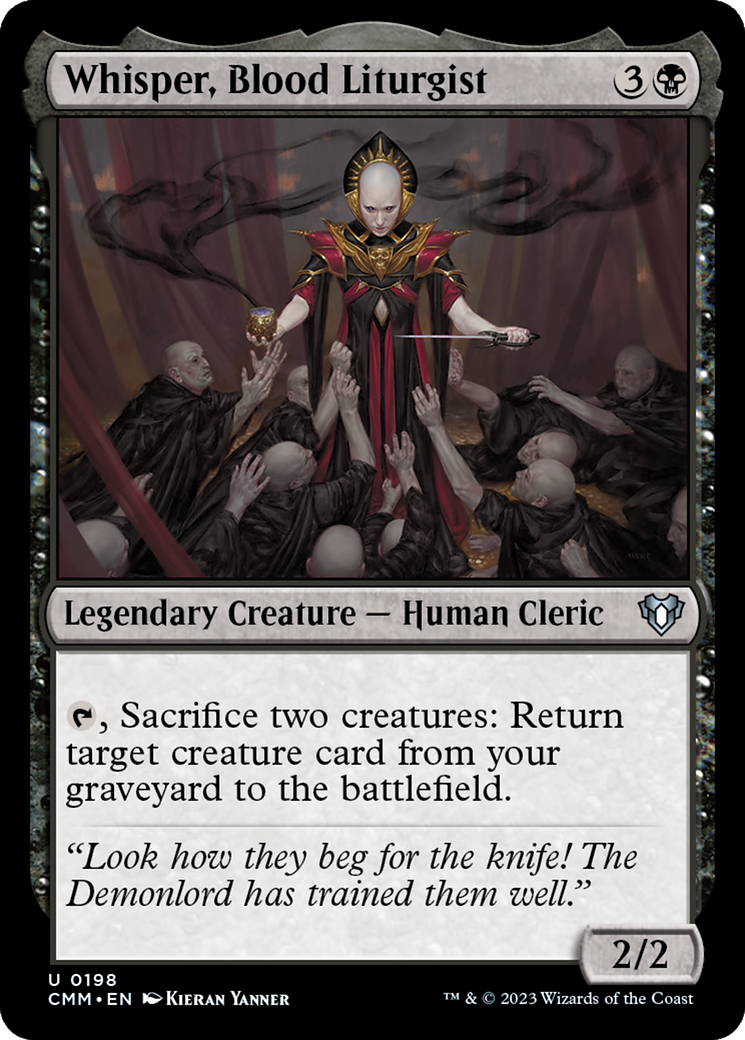 Whisper, Blood Liturgist [Commander Masters] | Good Games Morley