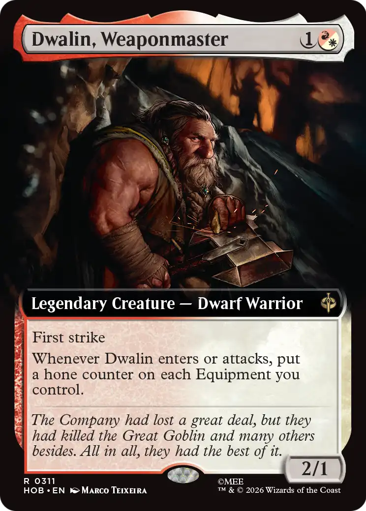 Dwalin, Weaponmaster (Extended Art) [The Hobbit] | Good Games Morley