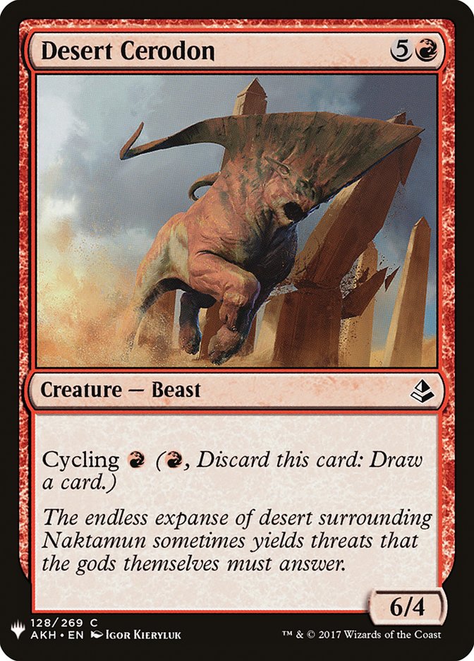 Desert Cerodon [Mystery Booster] | Good Games Morley