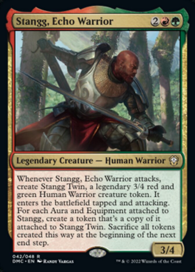 Stangg, Echo Warrior [Dominaria United Commander] | Good Games Morley