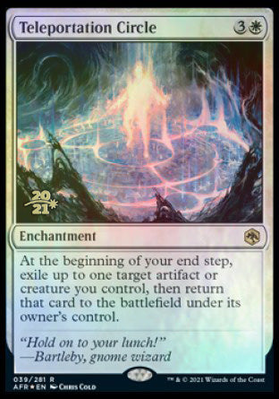 Teleportation Circle [Dungeons & Dragons: Adventures in the Forgotten Realms Prerelease Promos] | Good Games Morley