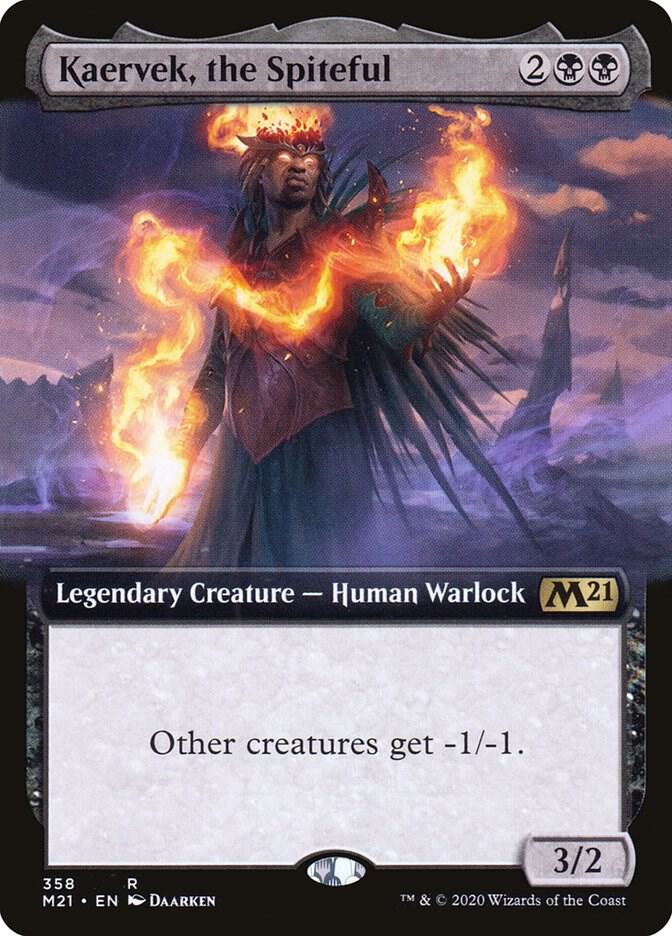 Kaervek, the Spiteful 358/274 (Core Set 2021)  - Extended Art Foil | Good Games Morley
