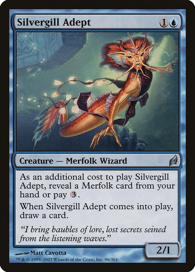 Silvergill Adept 86/301 (Lorwyn)  | Good Games Morley