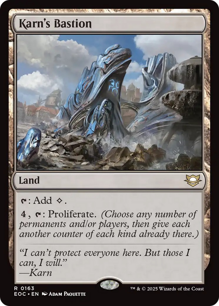 Karn's Bastion [Edge of Eternities Commander] | Good Games Morley