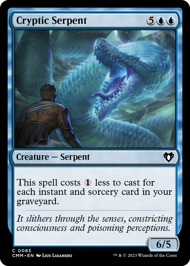 Cryptic Serpent [Commander Masters] | Good Games Morley