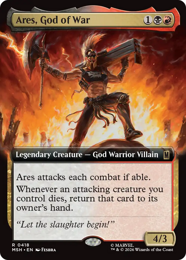 Ares, God of War (Extended Art) [Marvel Super Heroes] | Good Games Morley