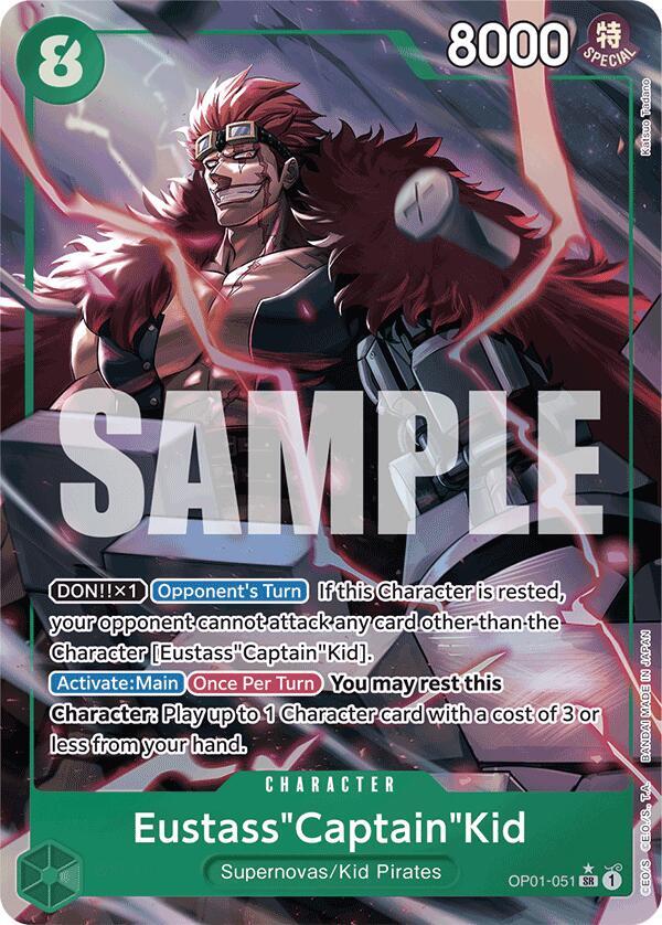 Eustass"Captain"Kid OP01-051 (Premium Booster -The Best-)  - Alternate Art Foil | Good Games Morley