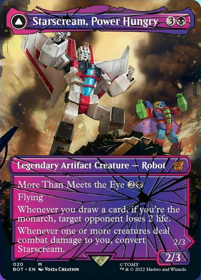 Starscream, Power Hungry // Starscream, Seeker Leader (Shattered Glass) [Transformers] | Good Games Morley