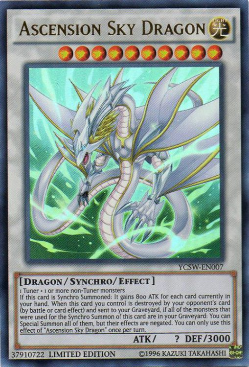 Ascension Sky Dragon [YCSW-EN007] Ultra Rare | Good Games Morley