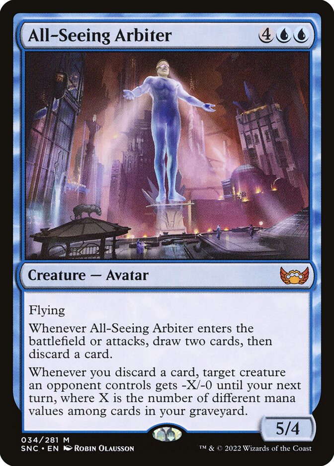 All-Seeing Arbiter 34/281 (Streets of New Capenna)  - Foil | Good Games Morley
