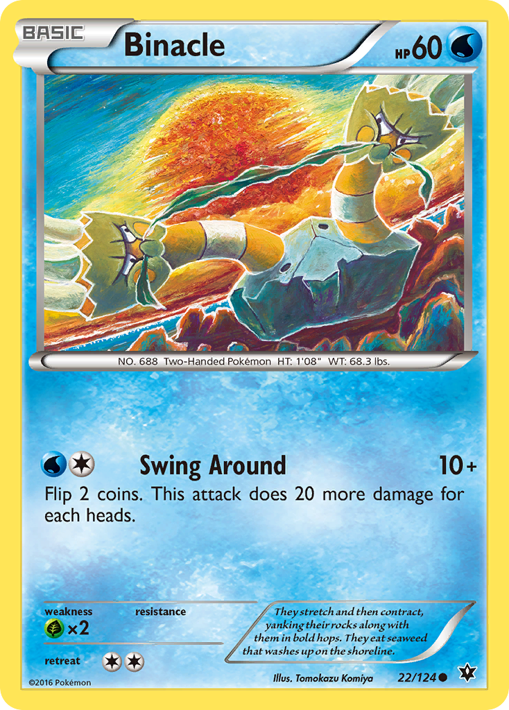 Binacle (22/124) [XY: Fates Collide] | Good Games Morley