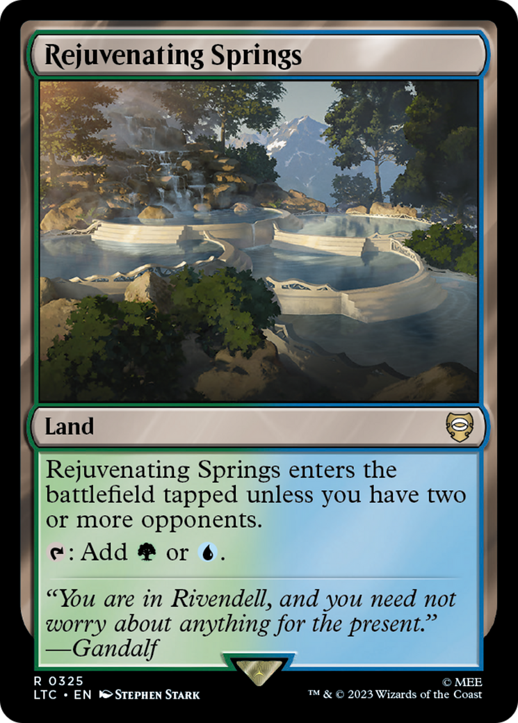 Rejuvenating Springs [The Lord of the Rings: Tales of Middle-Earth Commander] | Good Games Morley
