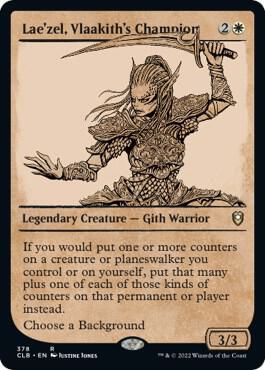 Laezel Vlaakiths Champion Showcase 378 (Commander Legends: Battle for Baldur's Gate)  - Foil | Good Games Morley