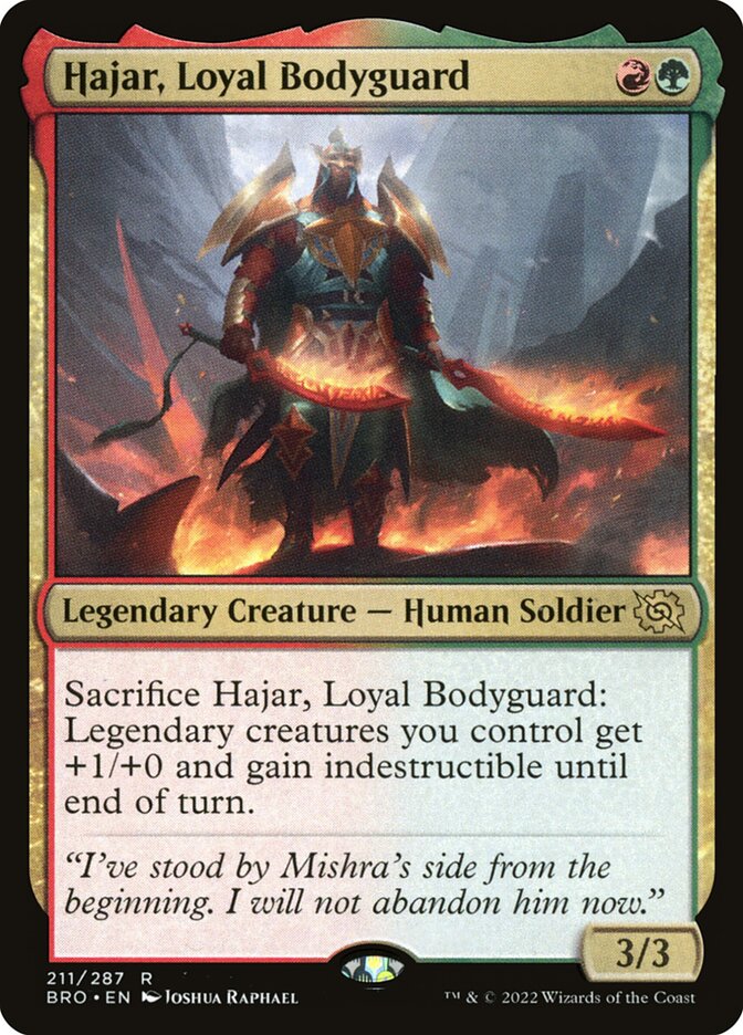 Hajar, Loyal Bodyguard 211 (The Brothers' War)  | Good Games Morley