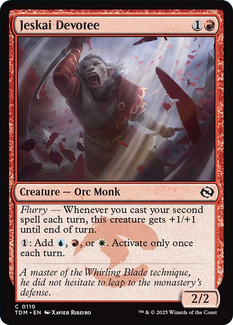 Jeskai Devotee [Tarkir: Dragonstorm] | Good Games Morley