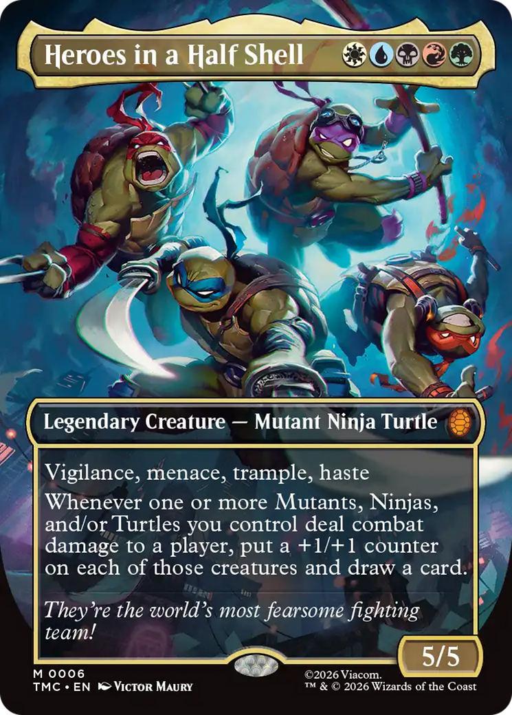 Heroes in a Half Shell (Borderless) [Teenage Mutant Ninja Turtles Commander] | Good Games Morley