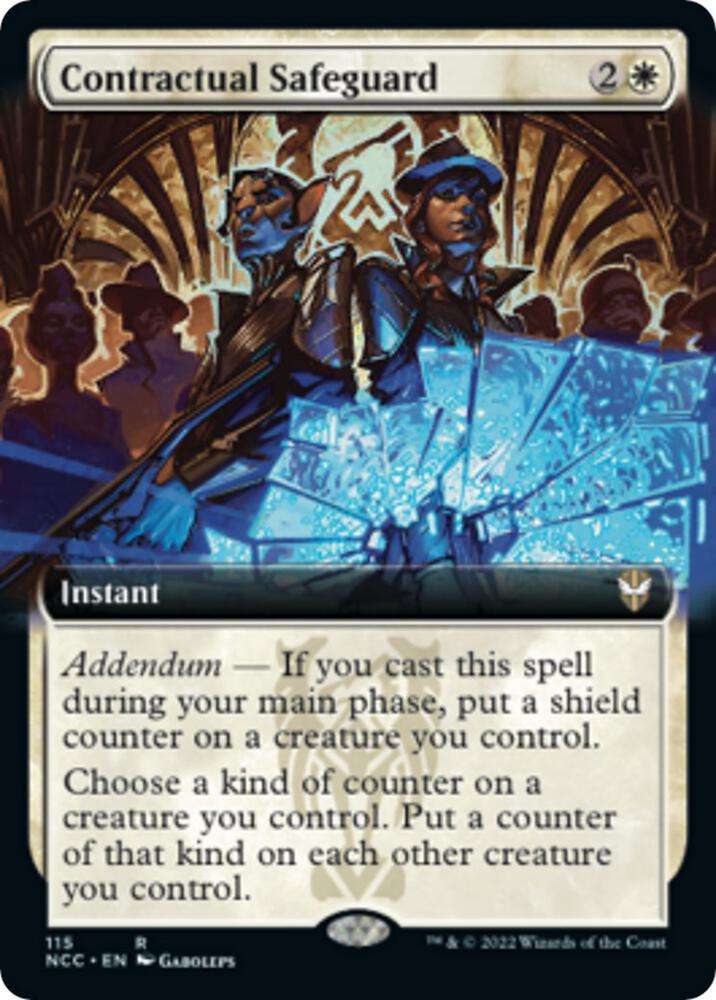 Contractual Safeguard Extended Art 115 (Commander: Streets of New Capenna)  | Good Games Morley