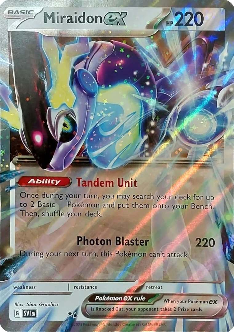 Miraidon ex (Unnumbered) (Jumbo Card) [Scarlet & Violet: Base Set] | Good Games Morley