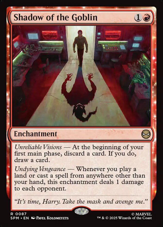 Shadow of the Goblin 87 (Marvel's Spider-Man)  - Foil | Good Games Morley