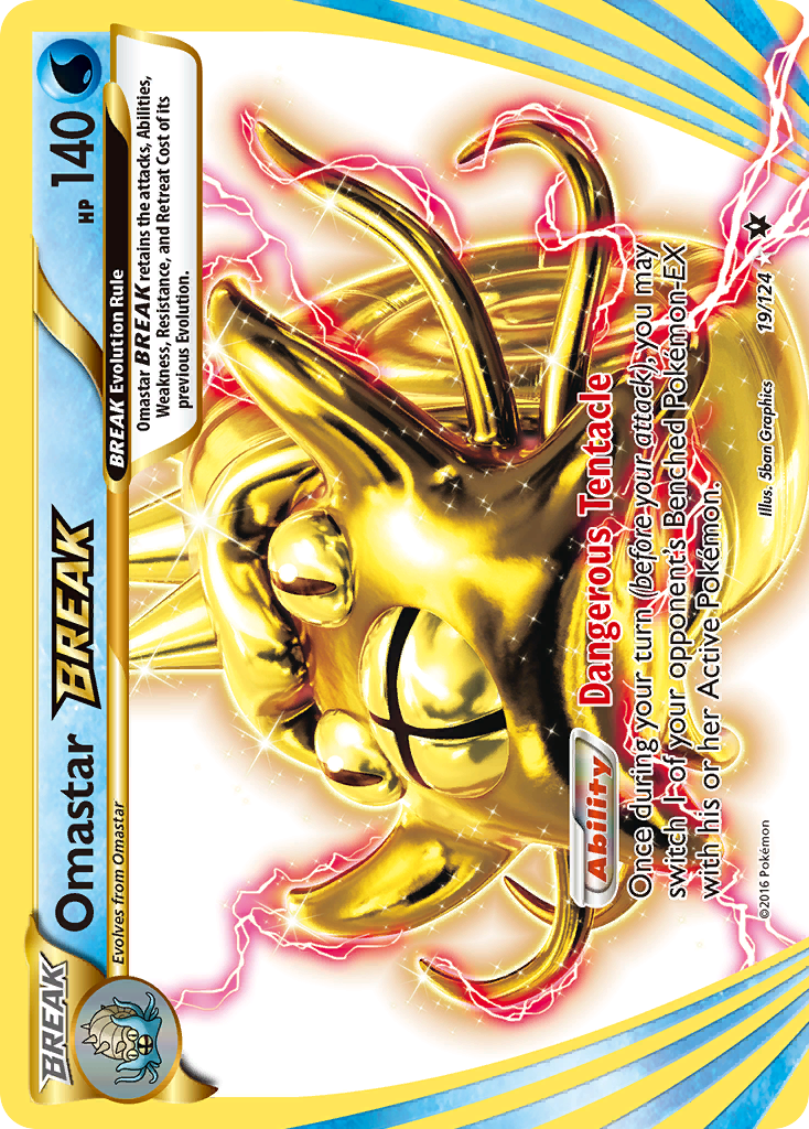 Omastar BREAK (19/124) [XY: Fates Collide] | Good Games Morley