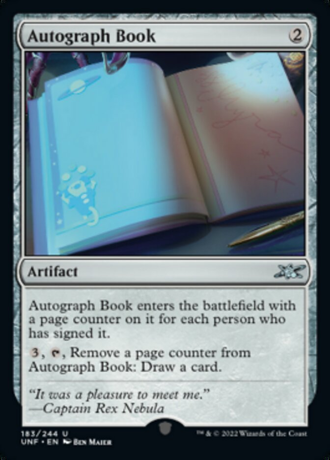 Autograph Book [Unfinity] | Good Games Morley