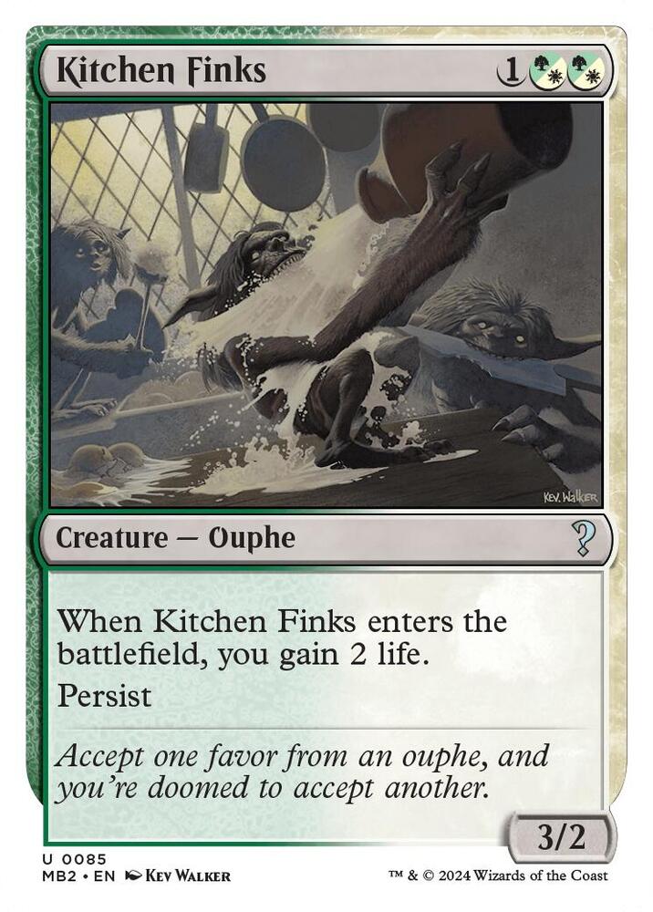 Kitchen Finks 85/390 (Mystery Booster 2)  | Good Games Morley