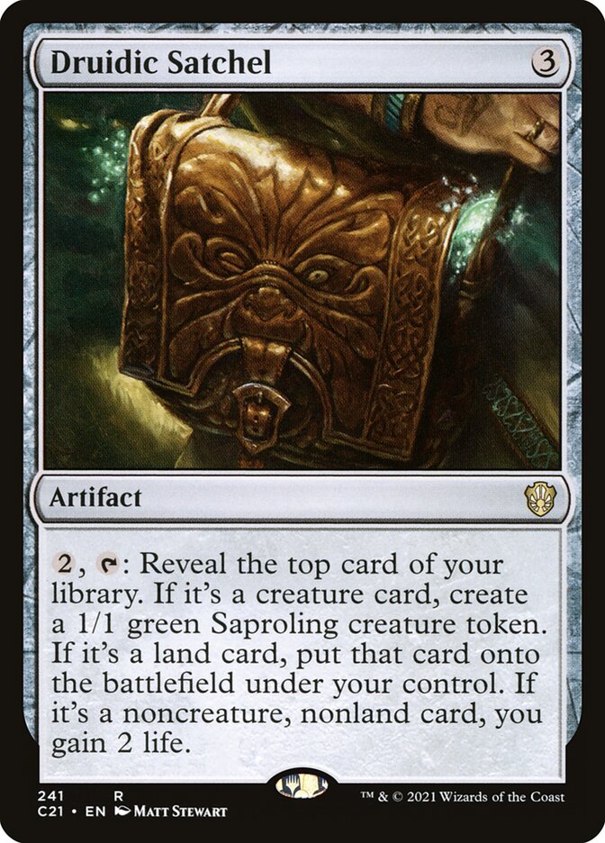 Druidic Satchel 241/81 (Commander 2021)  | Good Games Morley