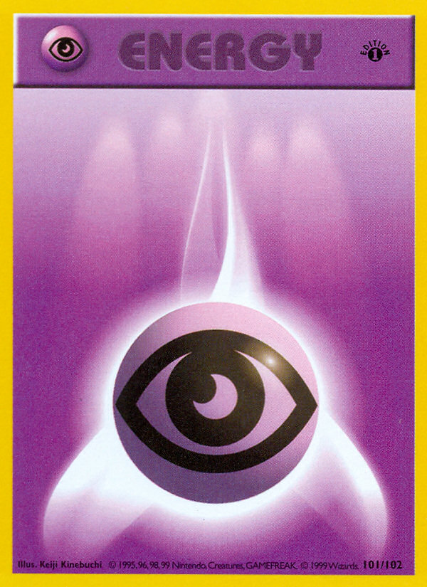 Psychic Energy (101/102) (Shadowless) [Base Set 1st Edition] | Good Games Morley