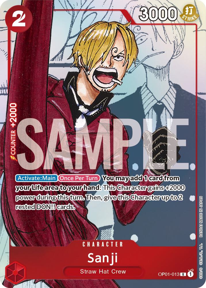 Sanji (PCC 25th) OP01-013 (One Piece Promotion Cards)  - Alternate Art Foil | Good Games Morley