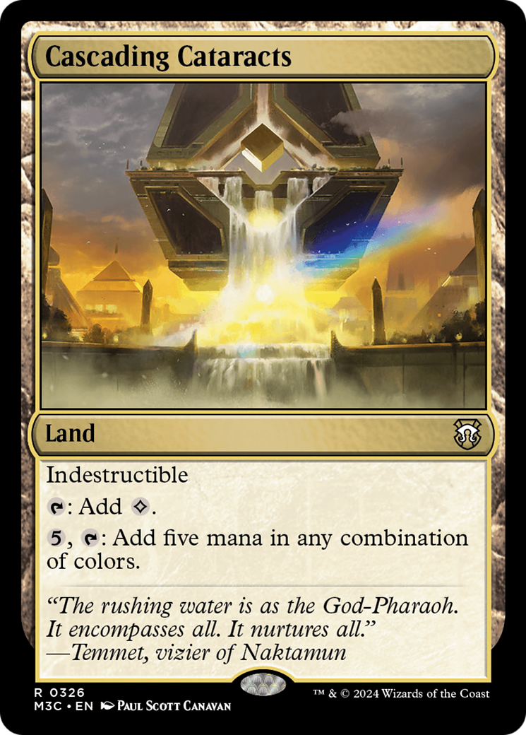 Cascading Cataracts (Ripple Foil) [Modern Horizons 3 Commander] | Good Games Morley