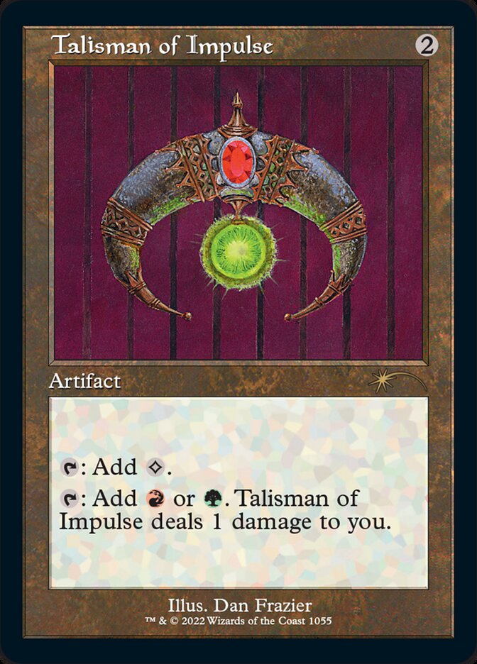 Talisman of Impulse (Foil Etched) [Secret Lair Drop Series] | Good Games Morley
