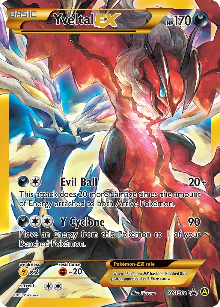 Yveltal EX (XY150a) [Alternate Art Promos] | Good Games Morley