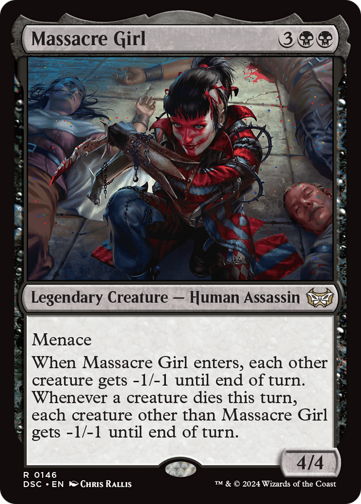 Massacre Girl [Duskmourn: House of Horror Commander] | Good Games Morley