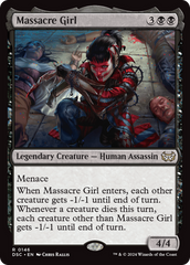 Massacre Girl [Duskmourn: House of Horror Commander] | Good Games Morley