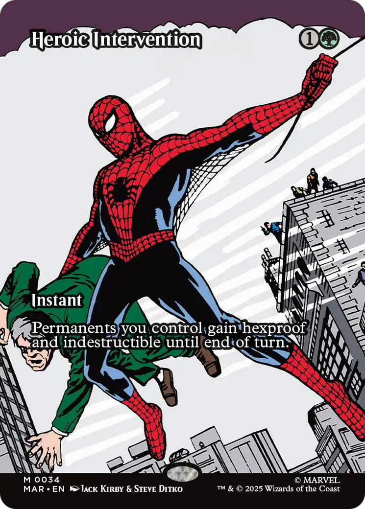 Heroic Intervention (Borderless) [Marvel's Spider-Man: Eternal-Legal] | Good Games Morley